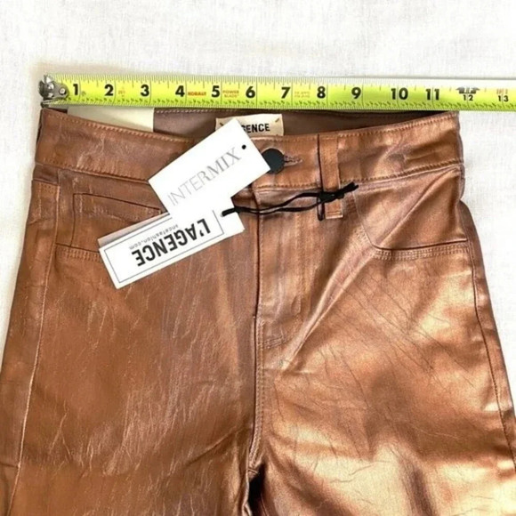 NWT L’Agence Margot Metallic HighRise Skinny Jeans - Picture 8 of 16
